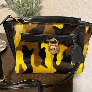 Michael Kors calf hair crossbody HAMILTON